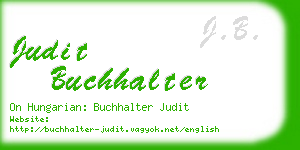 judit buchhalter business card